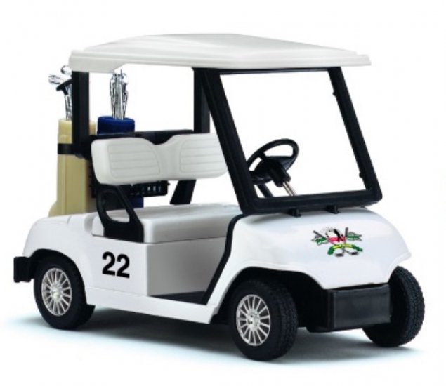 5" Golf Cart (White Colors) KS5105D - Click Image to Close