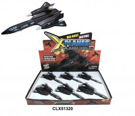 SR-71 Blackbird (US Air Force Scout) 8" Diecast Model CLX51320 SR-71 Blackbird (US Air Force Scout) 8" Diecast Model CLX51320