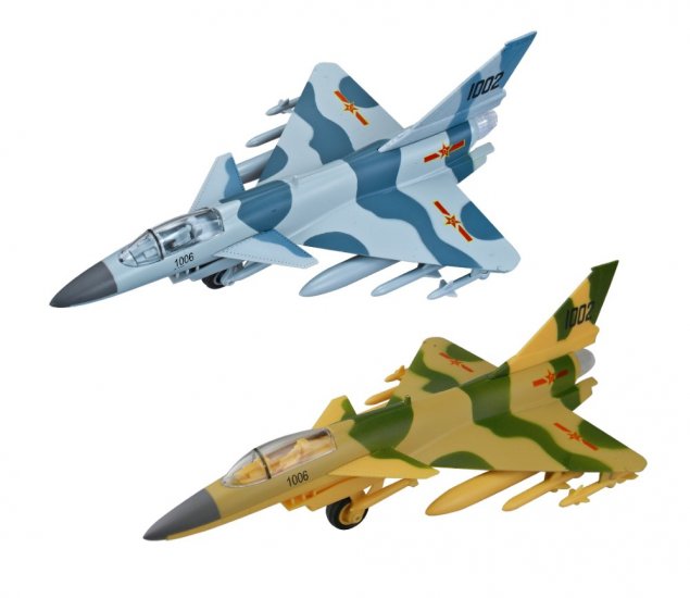 Buy 24 Pcs 9\" J-10 Firbird Fighter Die-cast Model Package Deal, Get 6 Pcs Free Stock