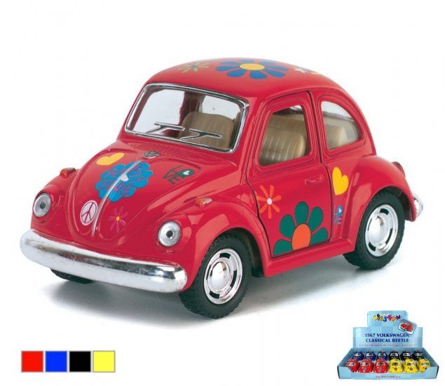 4\" 1967 Volkswagen Classical Beetle with printing body (4 Colors) KT4026DF