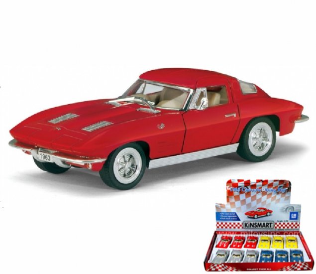 1:36 1963 Corvette Sting Ray KT5358D - Click Image to Close