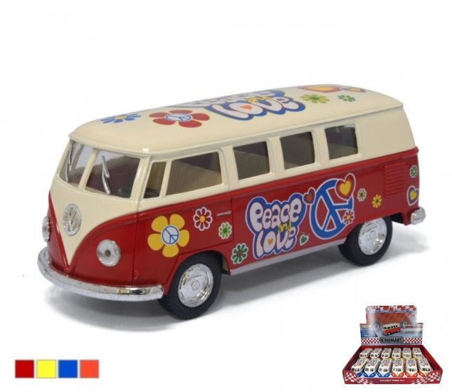 VW Classical Bus 1962 (Ivory Top, Painting Body) 1:32 (5\" Asstd Color) KT5377DF