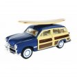 1:40 5" 1949 Ford Woody Wagon with surfboard ?4 Colors) KT5402DS1