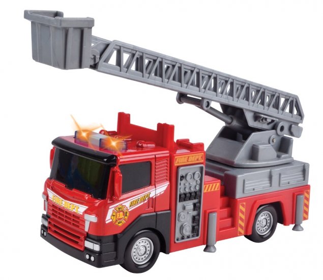 7.5" Light & Sound Ladder Truck MM78071 - Click Image to Close