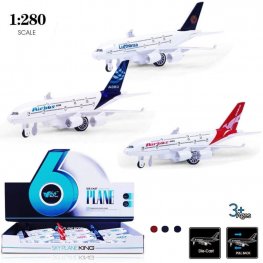 9" Diecast Models 1:280 Air Bus A383(3 Assorted) MY2469D-6  9" Diecast Models 1:280 Air Bus A383(3 Assorted) MY2469D-6
