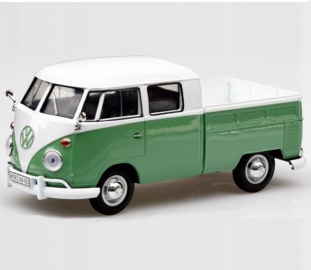 1:24 VW Type 2 (T1) Pick Up (White Turquoise) MM79343WT - Click Image to Close