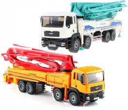 1:75 Concret Pump Truck (White) Heavy Diecast Model KDW625025W 1:75 Concret Pump Truck (White) Heavy Diecast Model KDW625025W